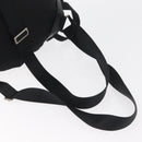 PRADA Backpack Nylon Black Silver Auth 180736A-11