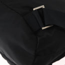 PRADA Backpack Nylon Black Silver Auth 180736A-17