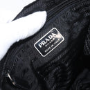 PRADA Backpack Nylon Black Silver Auth 180736A-21
