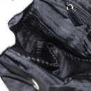 PRADA Backpack Nylon Black Silver Auth 180736A-24