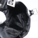 PRADA Backpack Nylon Black Silver Auth 180736A-27