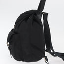 PRADA Backpack Nylon Black Silver Auth 180736A-4