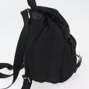 PRADA Backpack Nylon Black Silver Auth 180736A-5