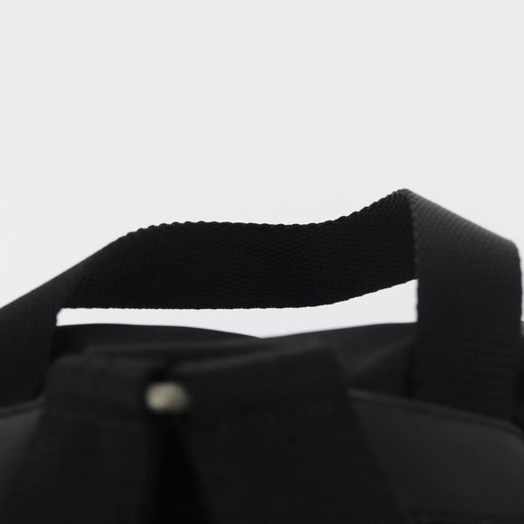 PRADA Backpack Nylon Black Silver Auth 180736A