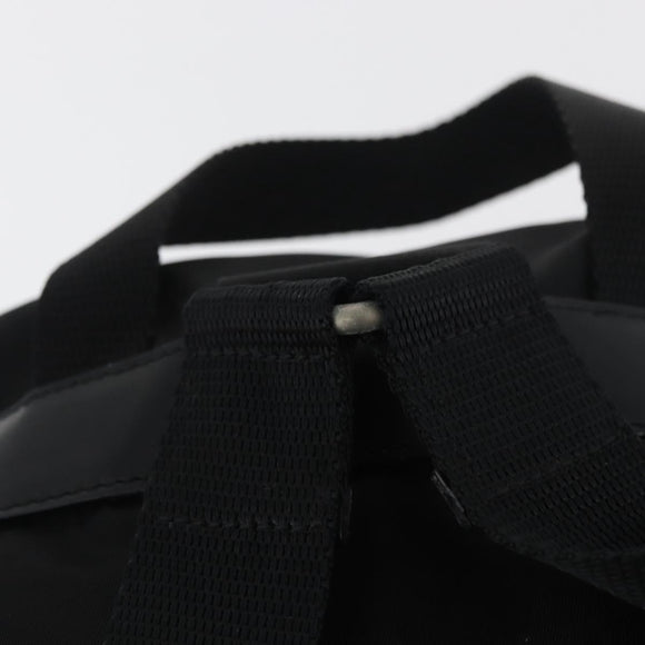 PRADA Backpack Nylon Black Silver Auth 180736A
