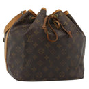 LOUIS VUITTON Monogram Petit Noe Schoudertas M42226 LV Auth 180737-1