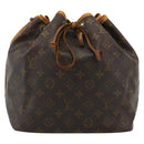 LOUIS VUITTON Monogram Petit Noe Schoudertas M42226 LV Auth 180737-13