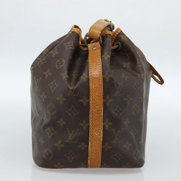 LOUIS VUITTON Monogram Petit Noe Schoudertas M42226 LV Auth 180737