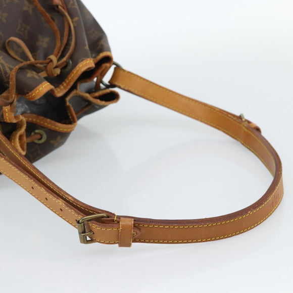 LOUIS VUITTON Monogram Petit Noe Schoudertas M42226 LV Auth 180737
