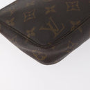 LOUIS VUITTON Monogram Pochette Accessoires Pouch M51980 LV Auth 180741-15
