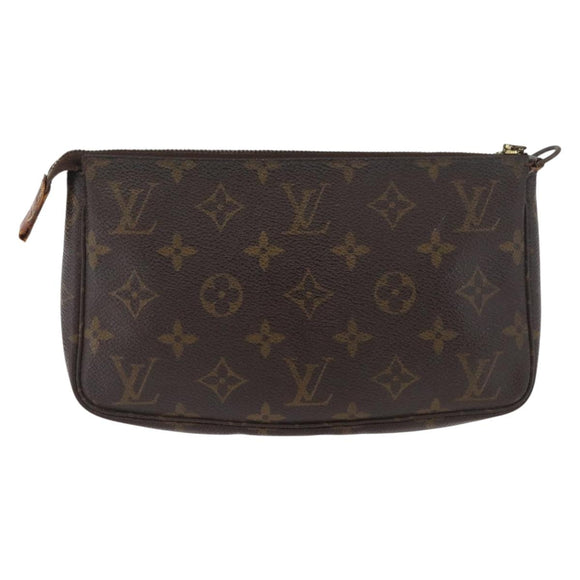 LOUIS VUITTON Monogram Pochette Accessoires Pouch M51980 LV Auth 180741