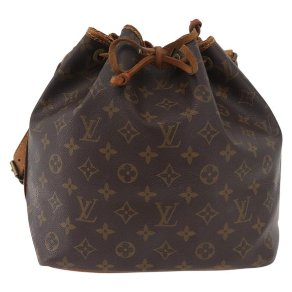 LOUIS VUITTON Monogram Petit Noe Shoulder Bag M42226 LV Auth 180742