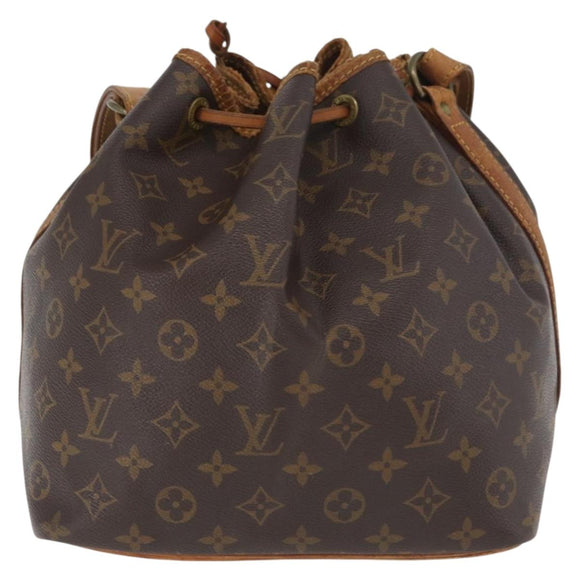 LOUIS VUITTON Monogram Petit Noe Shoulder Bag M42226 LV Auth 180742