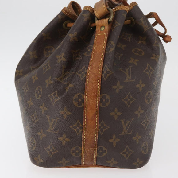 LOUIS VUITTON Monogram Petit Noe Shoulder Bag M42226 LV Auth 180742