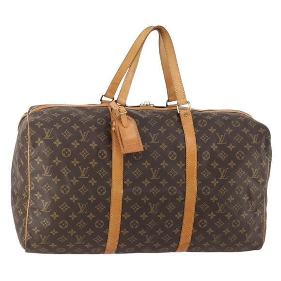LOUIS VUITTON Monogram Sac Souple 55 Boston Tas M41622 LV Auth 180744A