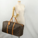 LOUIS VUITTON Monogram Sac Souple 55 Boston Tas M41622 LV Auth 180744A-22