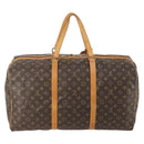 LOUIS VUITTON Monogram Sac Souple 55 Boston Tas M41622 LV Auth 180744A-3