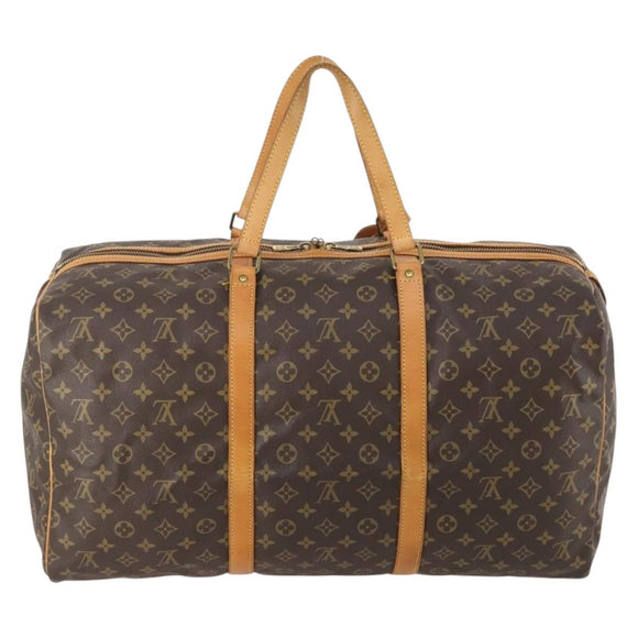 LOUIS VUITTON Monogram Sac Souple 55 Boston Tas M41622 LV Auth 180744A