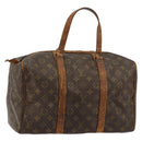 LOUIS VUITTON Monogram Sac Souple 45 Boston Bag M41624 LV Auth 180747-1