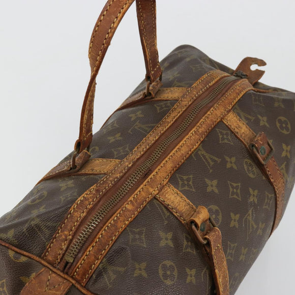 LOUIS VUITTON Monogram Sac Souple 45 Boston Bag M41624 LV Auth 180747