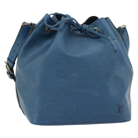 LOUIS VUITTON Epi Petit Noe Shoulder Bag Blue M44105 LV Auth 180748