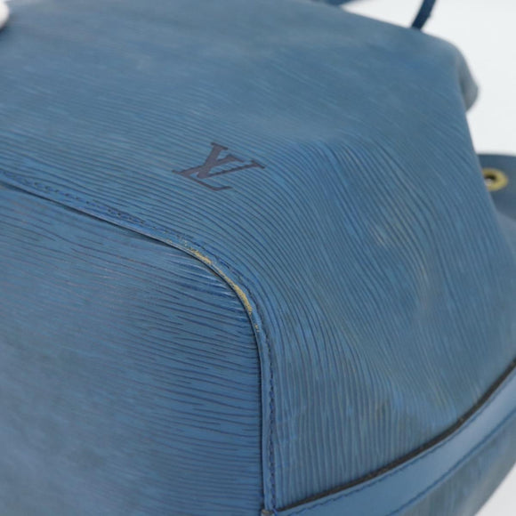 LOUIS VUITTON Epi Petit Noe Shoulder Bag Blue M44105 LV Auth 180748