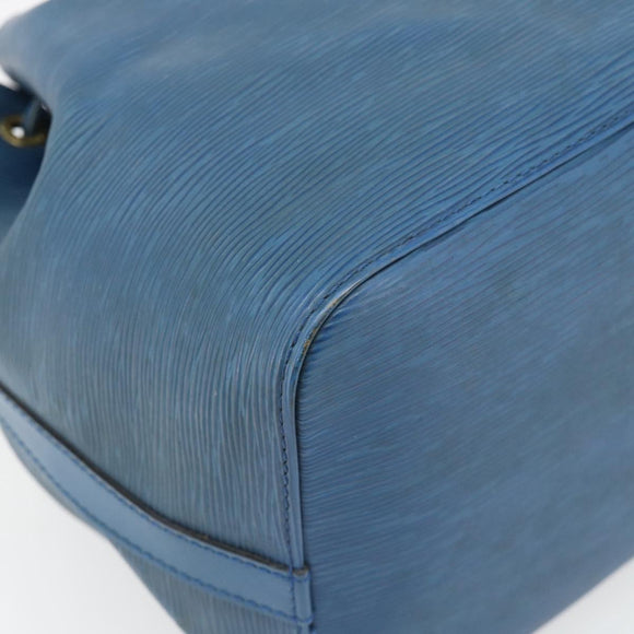 LOUIS VUITTON Epi Petit Noe Shoulder Bag Blue M44105 LV Auth 180748