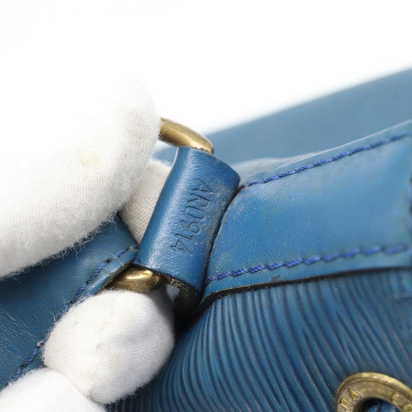 LOUIS VUITTON Epi Petit Noe Shoulder Bag Blue M44105 LV Auth 180748