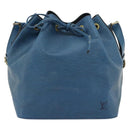 LOUIS VUITTON Epi Petit Noe Shoulder Bag Blue M44105 LV Auth 180748-13