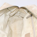 CHANEL New Travel Line Hand Bag Nylon Beige Silver CC Auth 180753-18
