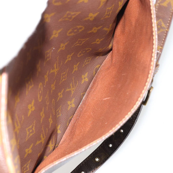 LOUIS VUITTON Monogram Marceau Shoulder Bag M40264 LV Auth 180756