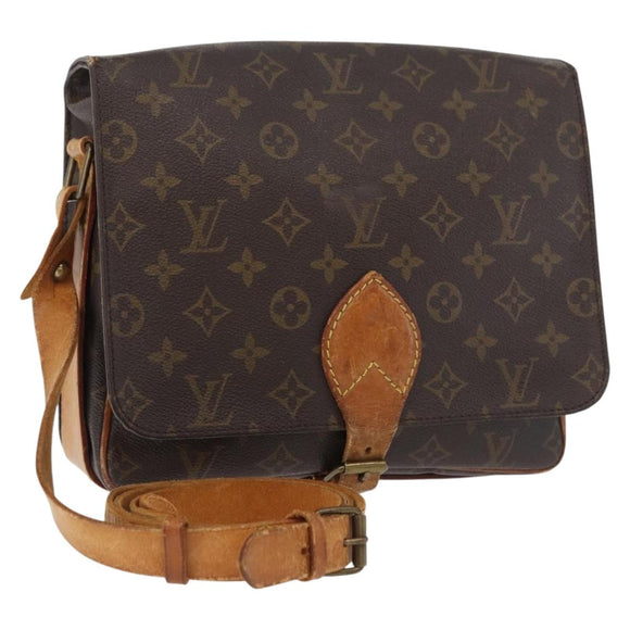 LOUIS VUITTON Monogram Cartouchiere GM Shoulder Bag M51252 LV Auth 180759