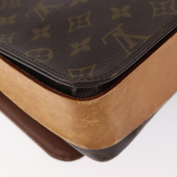LOUIS VUITTON Monogram Cartouchiere GM Shoulder Bag M51252 LV Auth 180759