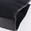 GUCCI GG Canvas Jackie Hand Bag Black Gold 002 1065 Auth 180760-13