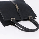 GUCCI GG Canvas Jackie Hand Bag Black Gold 002 1065 Auth 180760-6