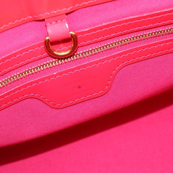 LOUIS VUITTON Monogram Vernis Wilshire PM Handtas Rose Pop M93643 Auth 180764A