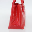 LOUIS VUITTON Monogram Vernis Wilshire PM Handtas Rose Pop M93643 Auth 180764A-3