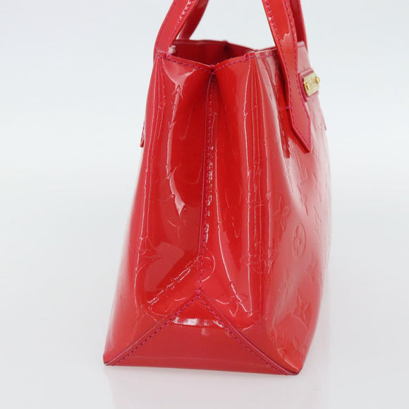 LOUIS VUITTON Monogram Vernis Wilshire PM Handtas Rose Pop M93643 Auth 180764A