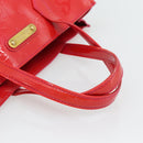 LOUIS VUITTON Monogram Vernis Wilshire PM Handtas Rose Pop M93643 Auth 180764A-7