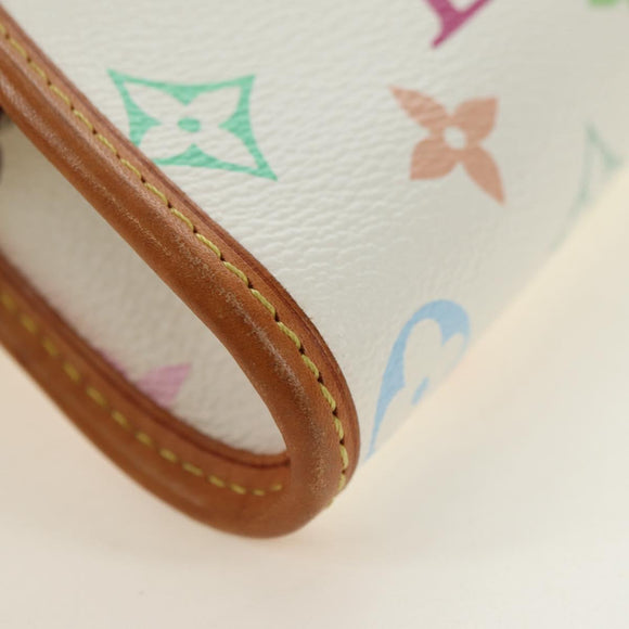 LOUIS VUITTON Monogram Multicolor Shirley Bag White M40049 LV Auth 180765SAV