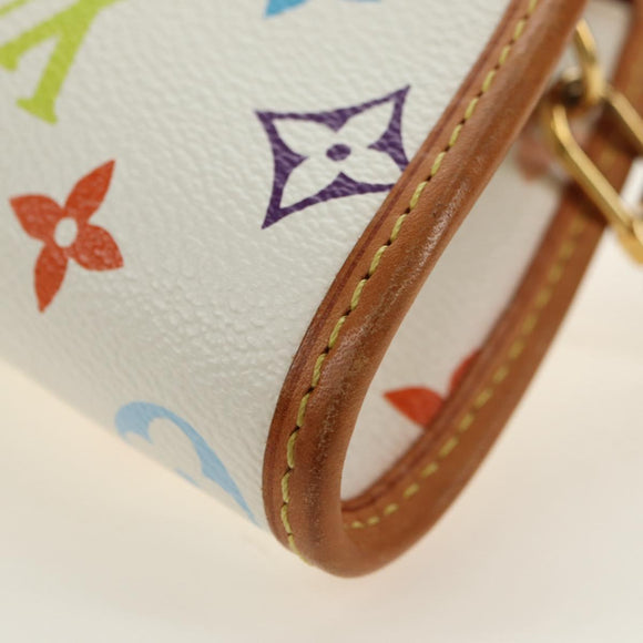 LOUIS VUITTON Monogram Multicolor Shirley Bag White M40049 LV Auth 180765SAV