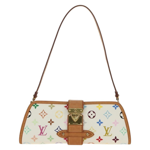 LOUIS VUITTON Monogram Multicolor Shirley Bag White M40049 LV Auth 180765SAV