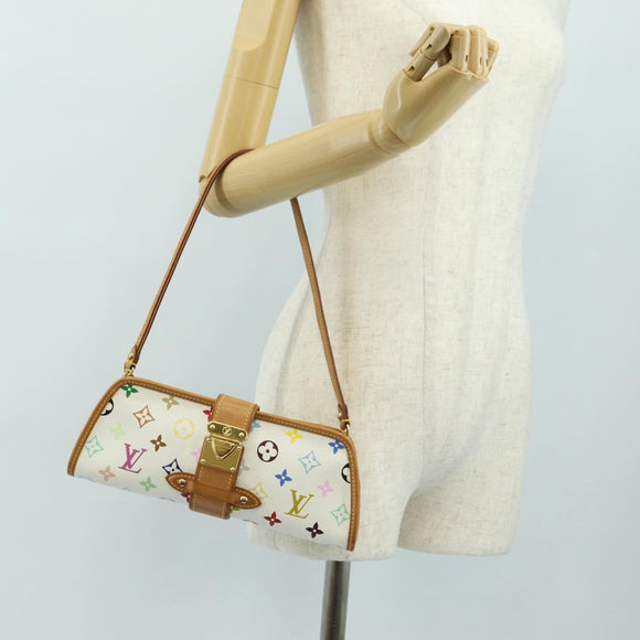 LOUIS VUITTON Monogram Multicolor Shirley Bag White M40049 LV Auth 180765SAV