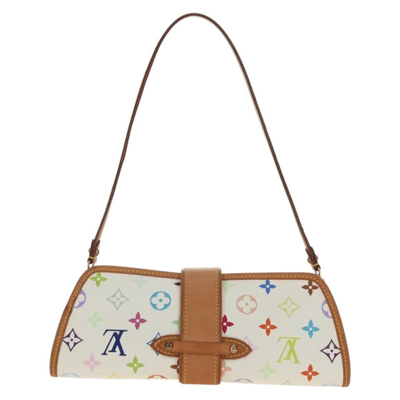 LOUIS VUITTON Monogram Multicolor Shirley Bag White M40049 LV Auth 180765SAV