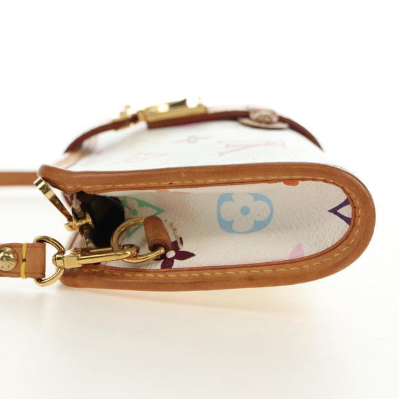 LOUIS VUITTON Monogram Multicolor Shirley Bag White M40049 LV Auth 180765SAV