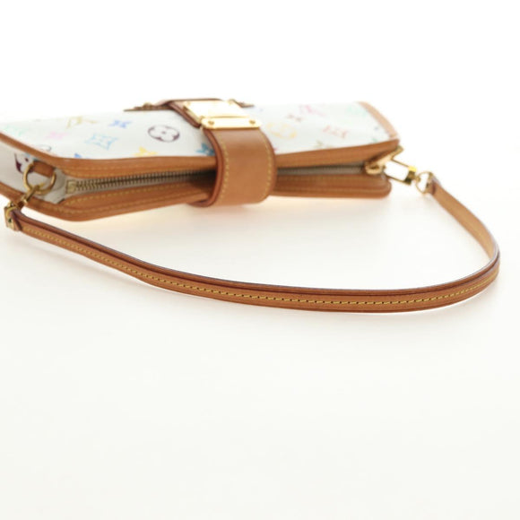 LOUIS VUITTON Monogram Multicolor Shirley Bag White M40049 LV Auth 180765SAV