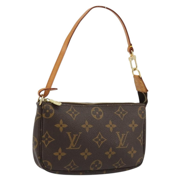LOUIS VUITTON Monogram Mini Pochette Accessoires Pouch N41667 LV Auth 180767SAV
