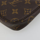 LOUIS VUITTON Monogram Mini Pochette Accessoires Pouch N41667 LV Auth 180767SAV-12