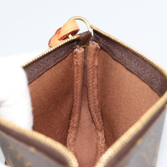 LOUIS VUITTON Monogram Mini Pochette Accessoires Pouch N41667 LV Auth 180767SAV