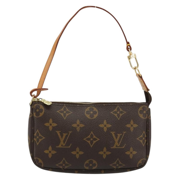 LOUIS VUITTON Monogram Mini Pochette Accessoires Pouch N41667 LV Auth 180767SAV